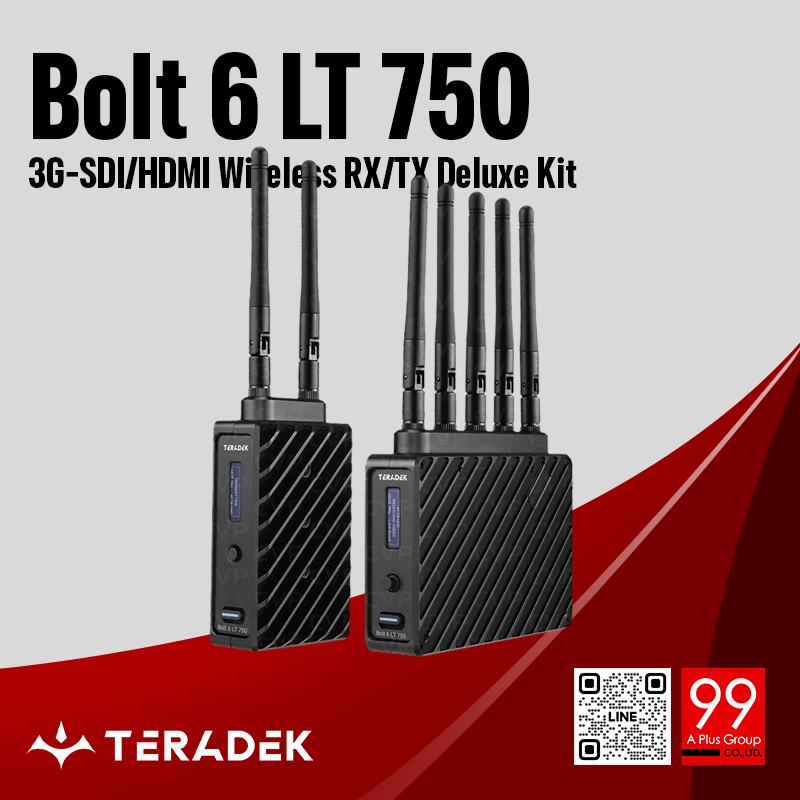 Teradek Bolt 6 LT 750 3G-SDI/HDMI Wireless TX/RX Deluxe Kit ( V-Mount )