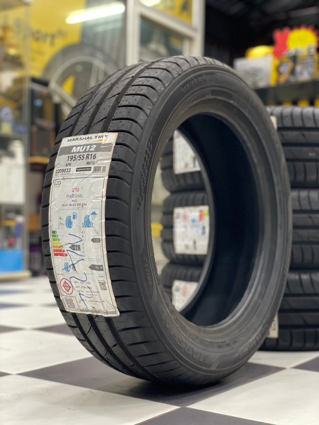 MARSHAL MU12 195/55R16 ยางใหม่ปี2022