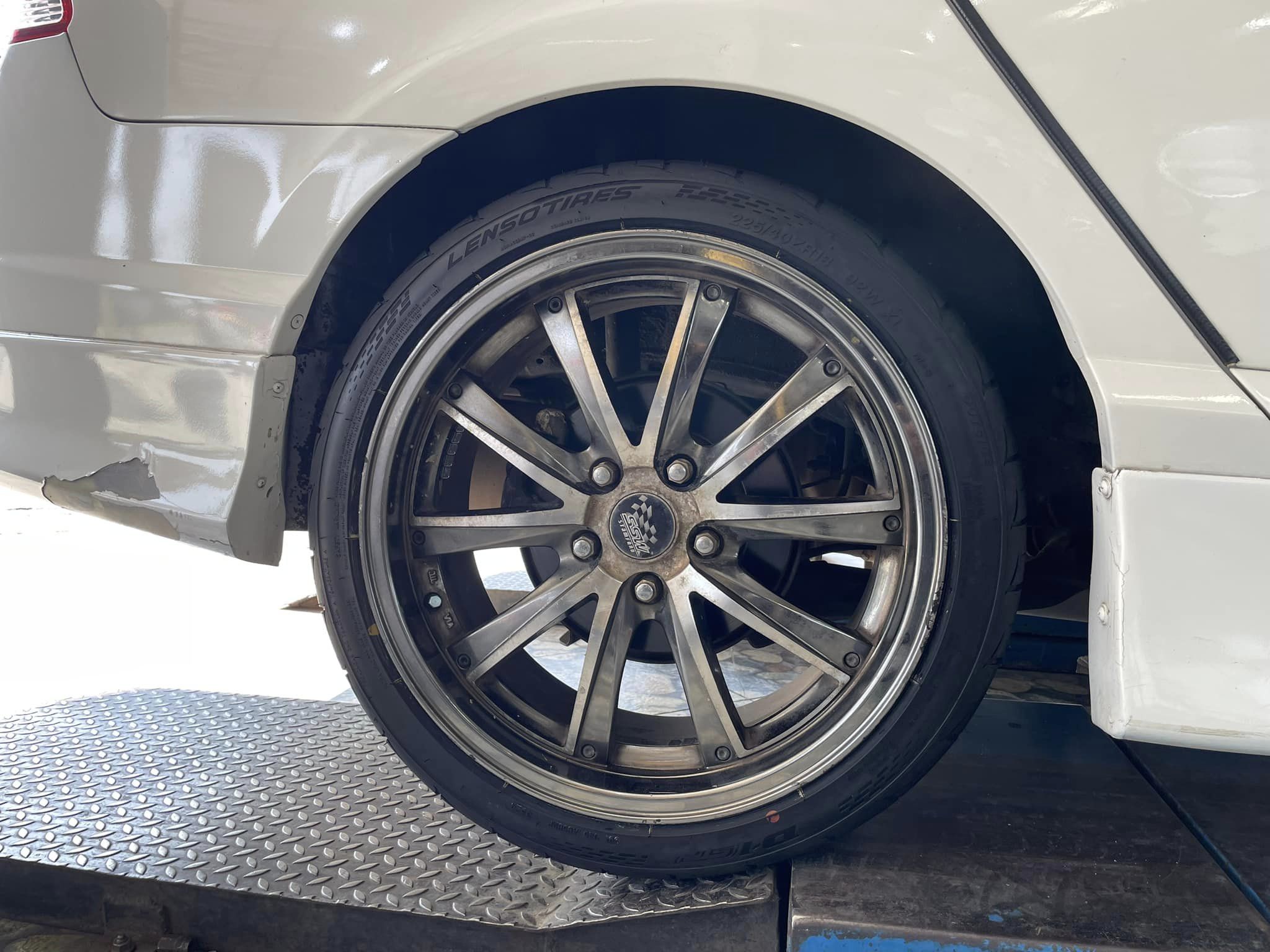 🛞❤️ #HONDA_CIVIC 🚘เปลี่ยนยาง 🛞🐘#LENSO_D-1GP_225/40R18 ❤️ 🛞