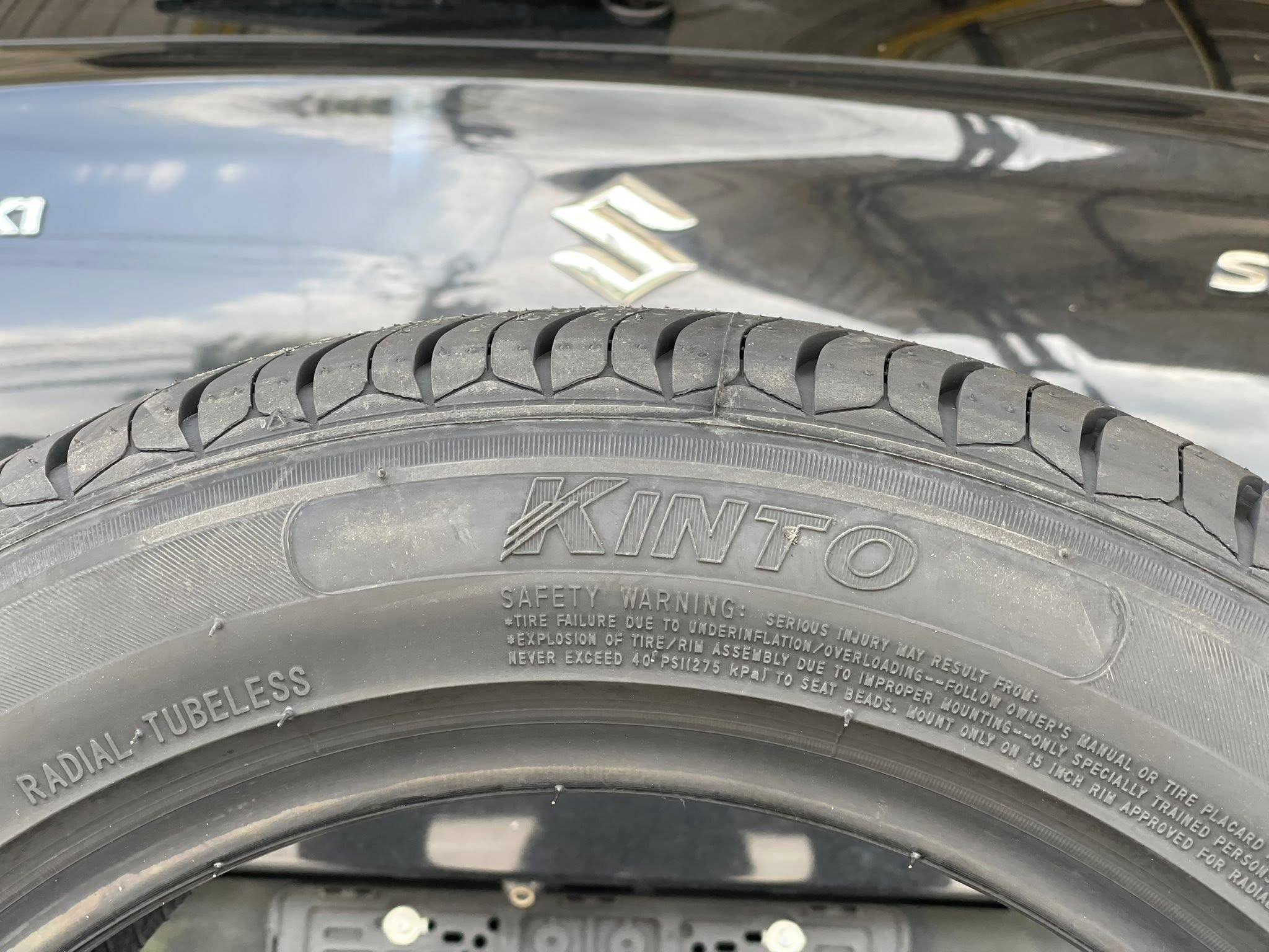 #SUZUKI_SWIFT 🚘เปลี่ยนยาง 🛞🐘#KINTO_SC901_195/55R15