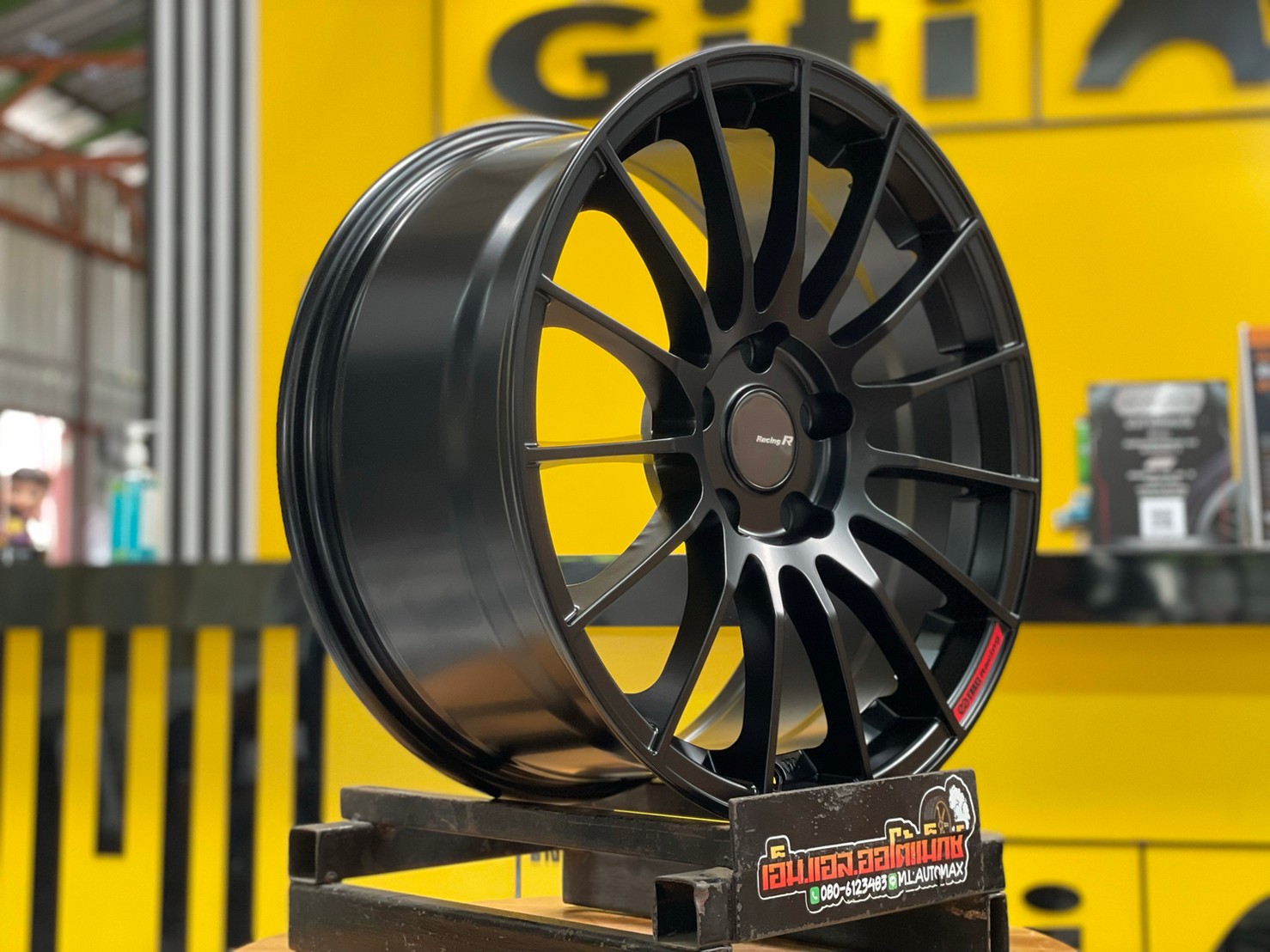 ล้อแม็กซ์ SSW ลายRS005 S254 ล้อแม็กซ์ขอบ17 5รู114.3 สีดำด้าน งานStamford Sport Wheel