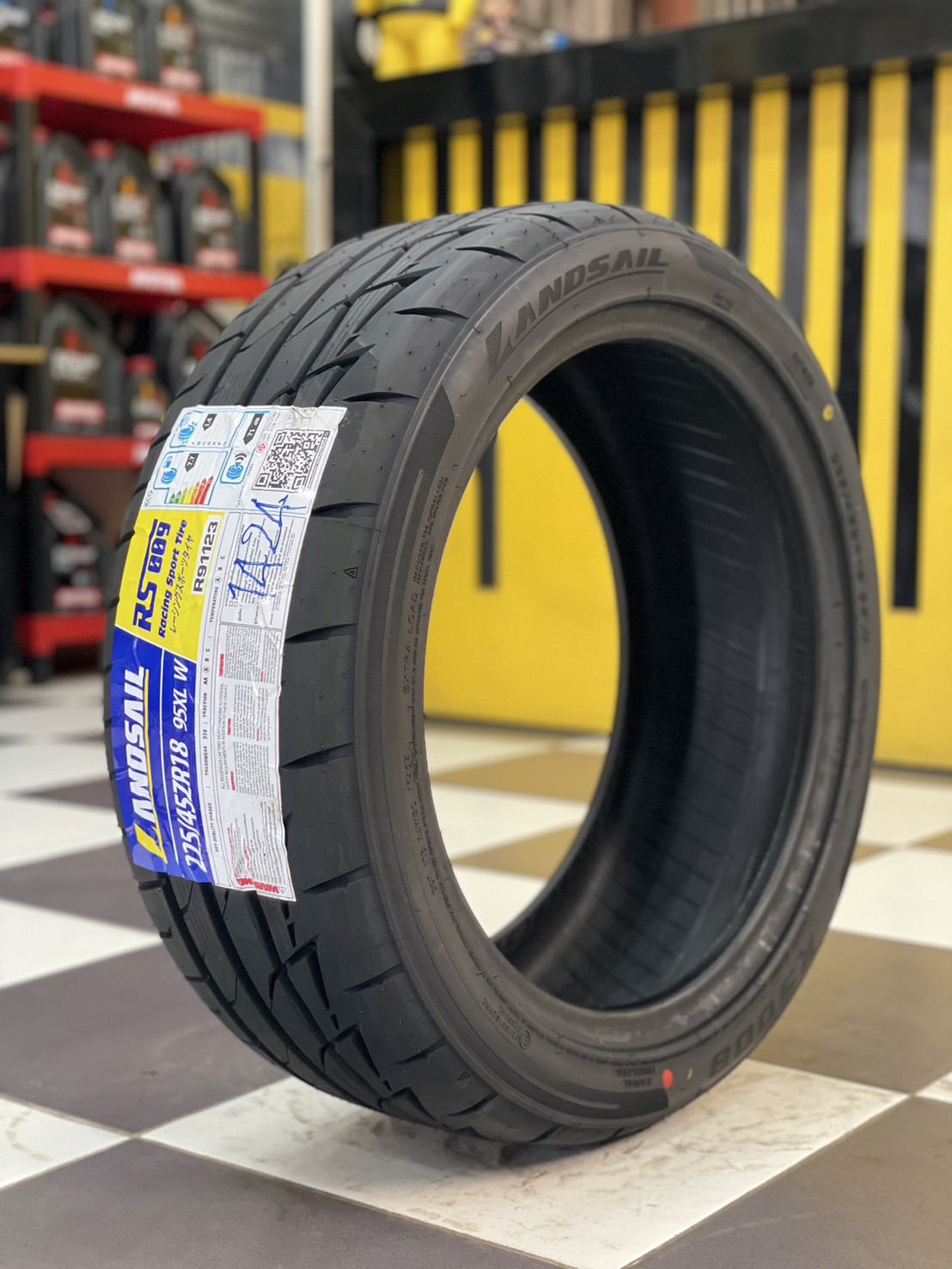 ยางลายซิ่ง 🔥🔥🔥#Landsail #RS009 225/45R18👍 ยางMade in Thailand 🔥🔥ยางสปอร์ต นุ่ม หนึบ ยางใหม่ปี2024