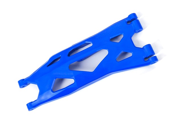 7893X Suspension arm, lower, blue (1) (right, front or rear) (for use with #7895 X-Maxx® WideMaxx® suspension kit)