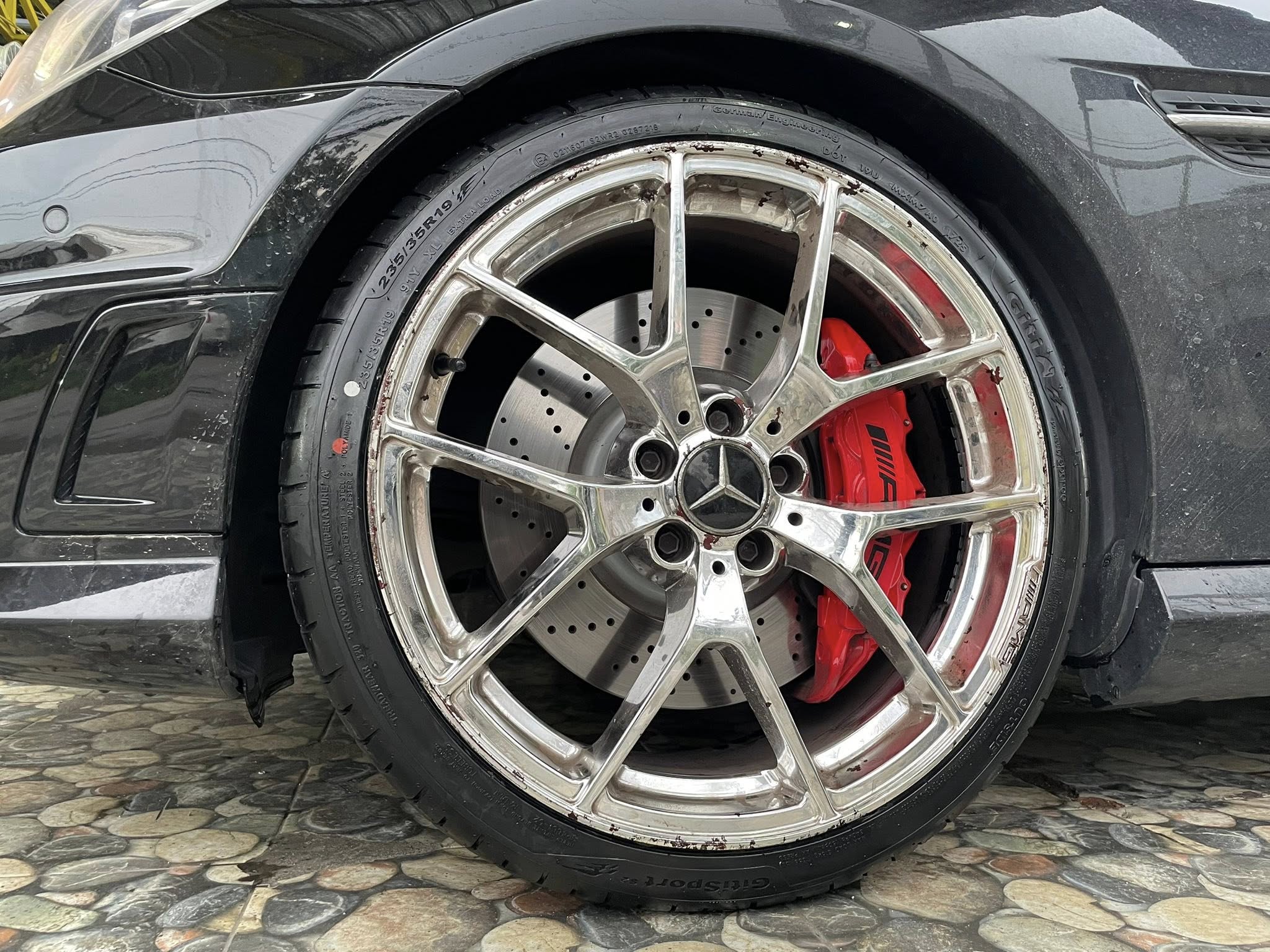 BENZ_SLK200 เปลี่ยนยาง 🛞🐘#GITI_SportS2_235/35R19