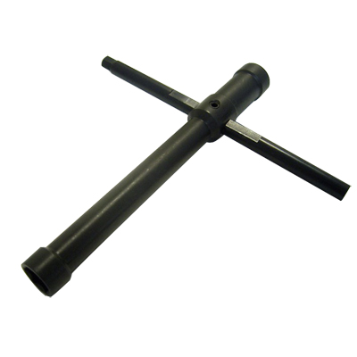 Titan-15002 Cross Wrench (8mm /10mm Socket + 5mm Hex)