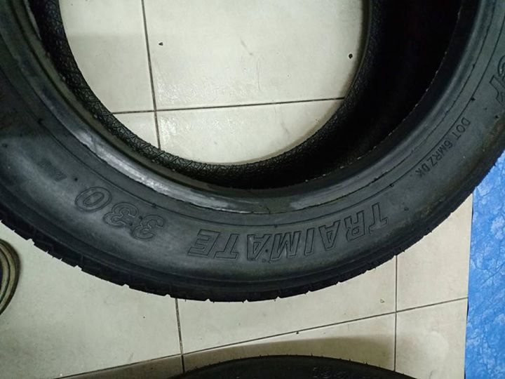 ยางใหม่ขอบ13 ยางแก้มเตี้ย Vee Ruber 195/50/R13
