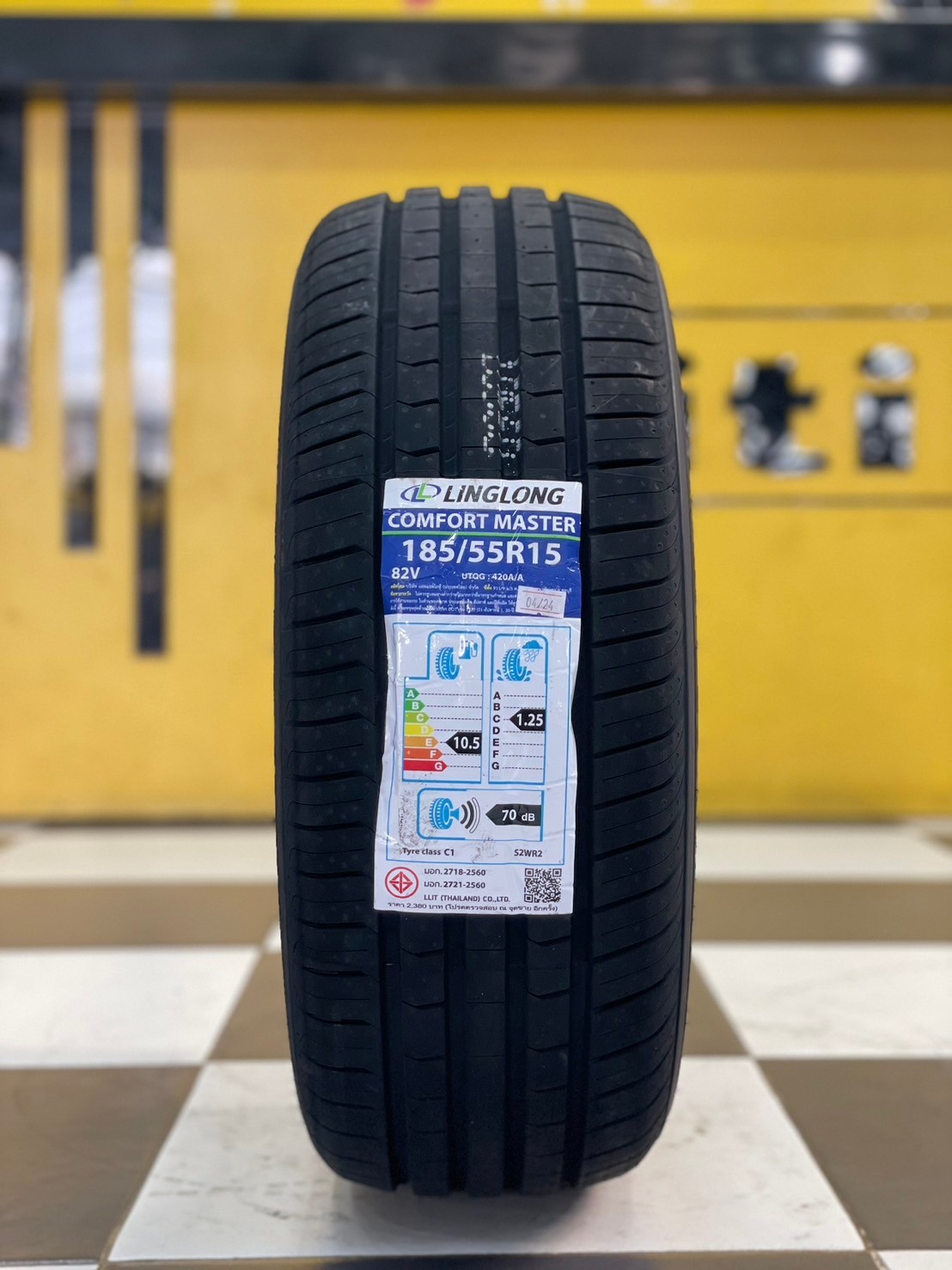 ยางใหม่ ยางไทยหลิงหลง #LINGLONG #Comfort Master 185/55R15 ยางใหม่ปี2024