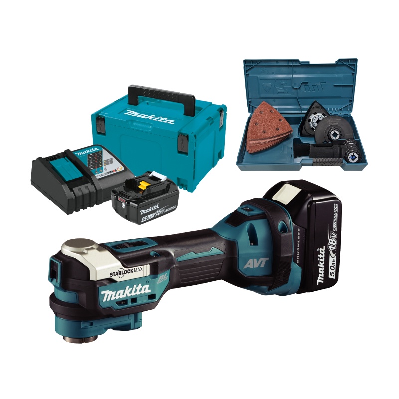 ชุดเครื่องมืออเนกประสงค์ไร้สาย 18 โวลต์ รุ่น DTM52RTJX1 MAKITA