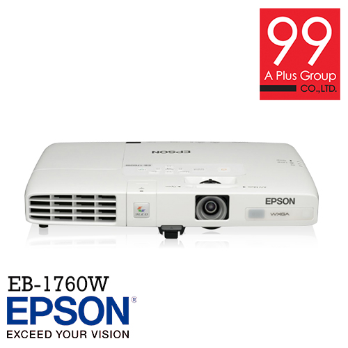 โปรเจคเตอร์ EPSON EB-1760W Extra-flat business projector