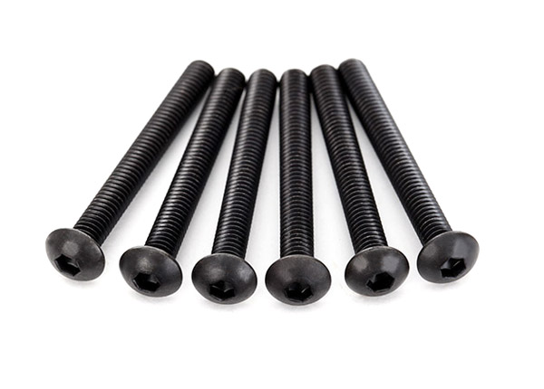 2598X Screws, 4x30mm button-head machine (hex drive) (6)