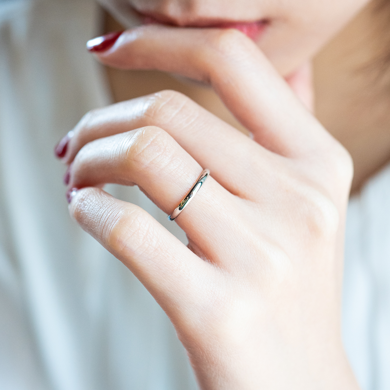 แหวน Cartier 1895 Band Platinum950 ไซส์ 49# (Used) +การ์ด