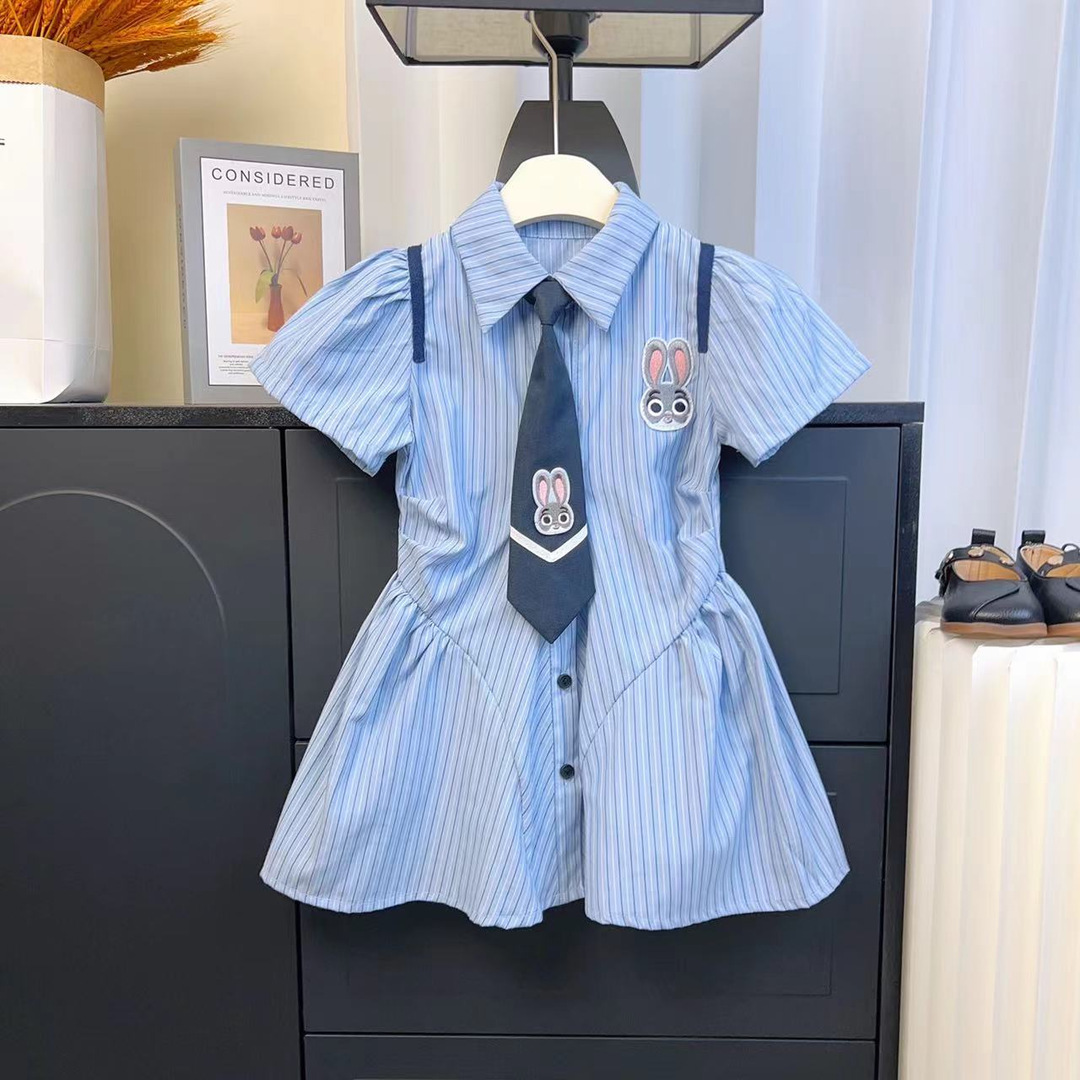 ชุดเดรส กระโปรงเด็ก kesorn shop รหัส004-044 ชุดแฟชั่นเสื้อผ้าเด็กสไตล์วิทยาลัย ขุดน้ำหนักเบาสวมใส่สบายระบายอากาศได้ดี สำหรับน้อง 2-7 ปีโดยประมาณ
