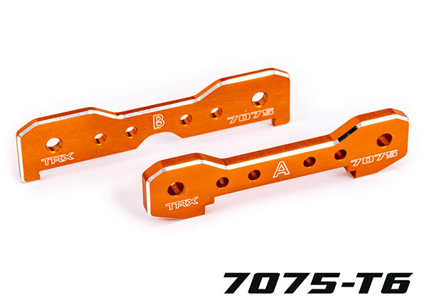 9629T Tie bars, front, 7075-T6 aluminum (orange-anodized) (fits Sledge®)