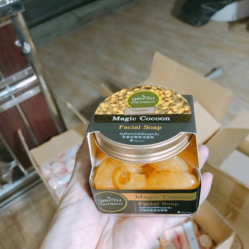 สบู่ล้างหน้ารังไหมภูตะวัน