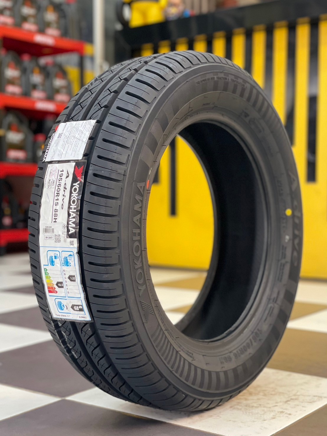 ยางใหม่โยโกฮาม่า YOKOHAMA A.Drive 195/60R15 ยางใหม่ปี2024