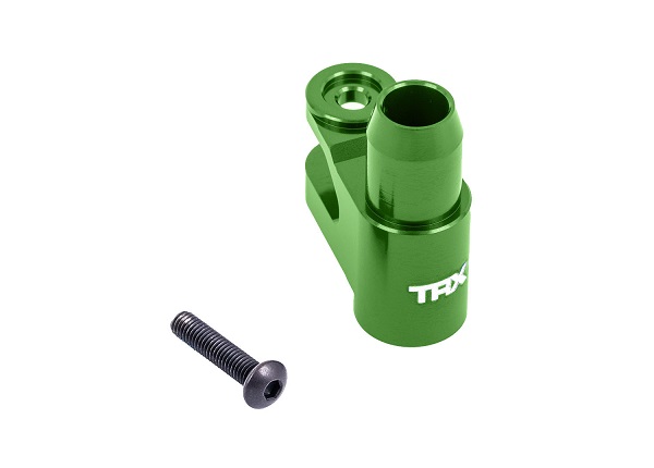 7747-GRN Servo horn, steering, 6061-T6 aluminum (green-anodized)