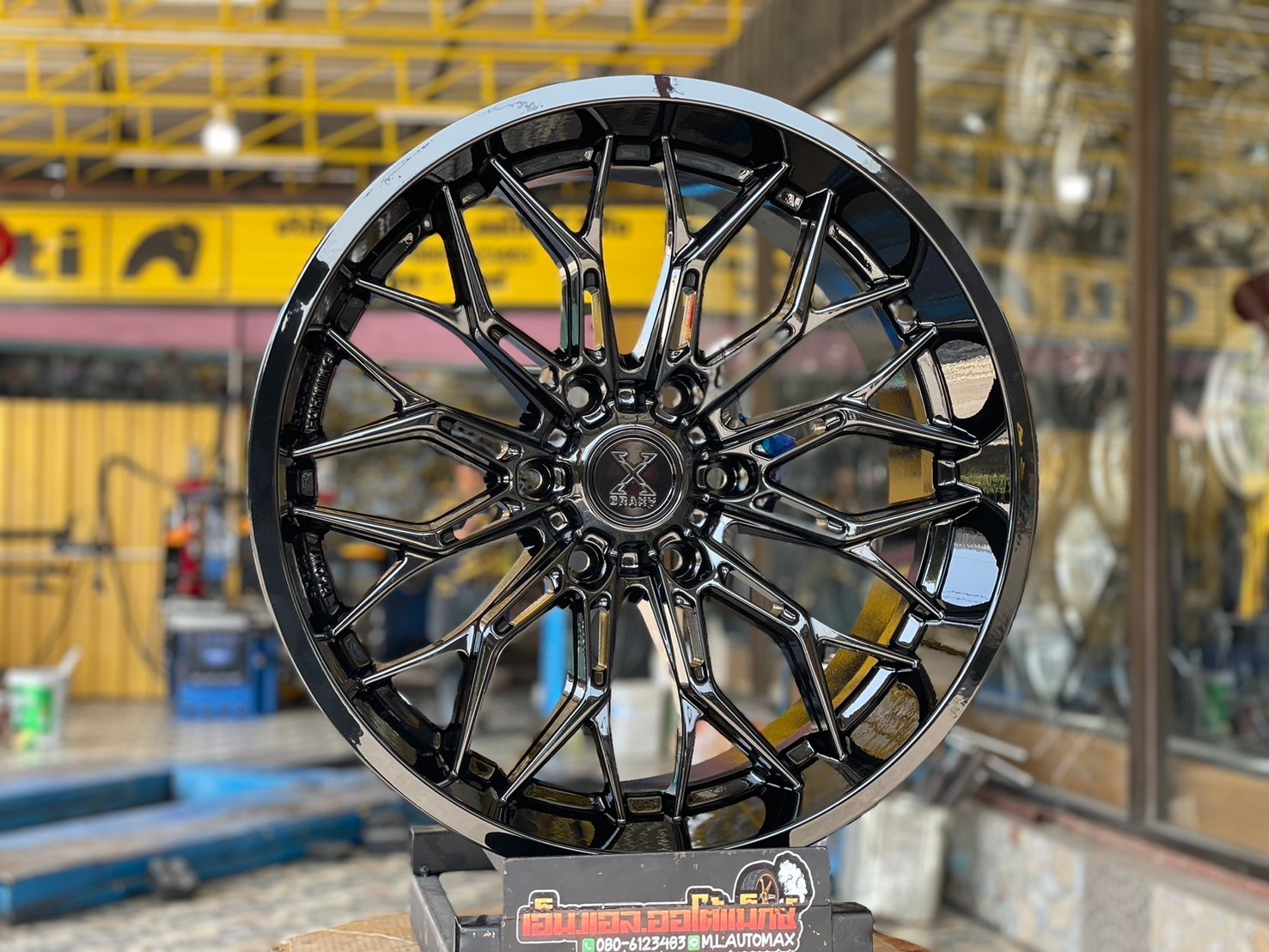 ล้อแม็กใหม่ขอบ20 งาน #HOF_RACING_WHEEL 20x9.5 6x139.7 ET0 สีดำเงา