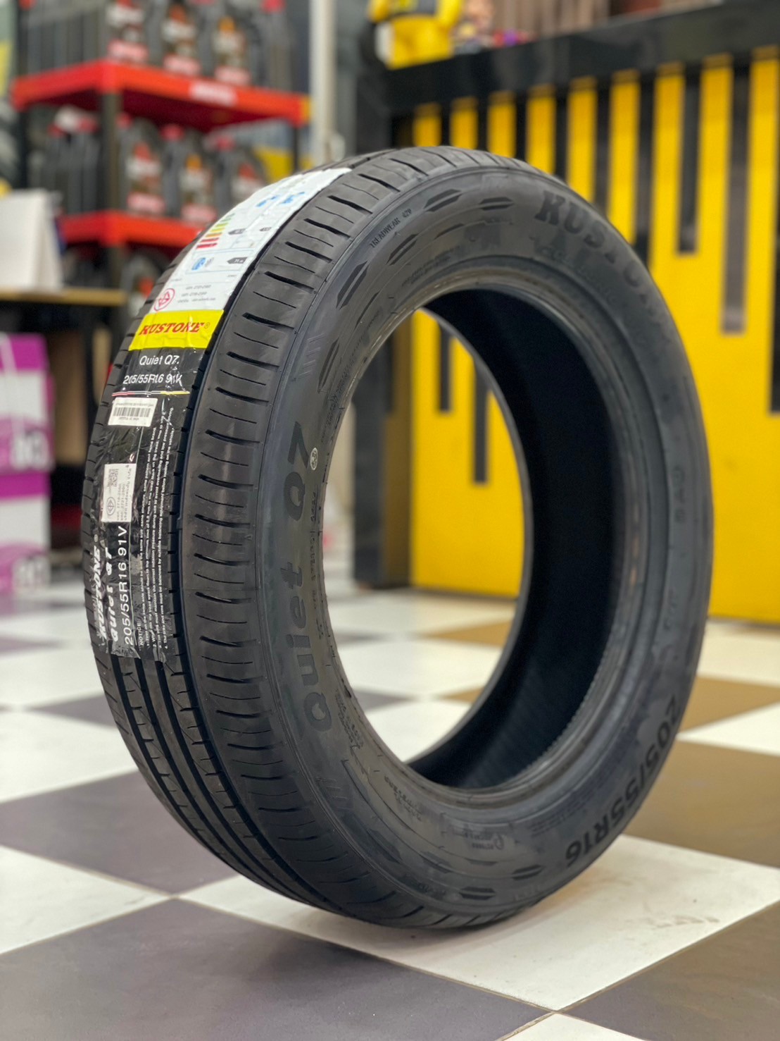 ยางใหม่คูสโตน KUSTONE Quiet Q7 205/55R16 ยางใหม่ปี2024