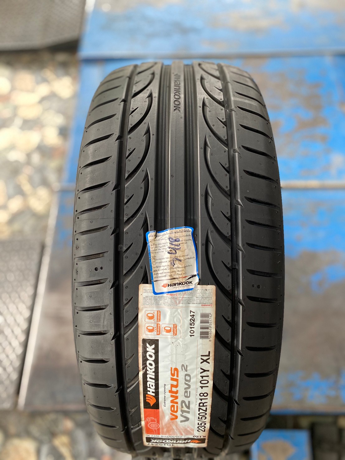 235/50R18 ยางใหม่ Hankook Ventus V12 ยางสปอร์ต คุณภาพดีนุ่มเงียบ ยางปี2018