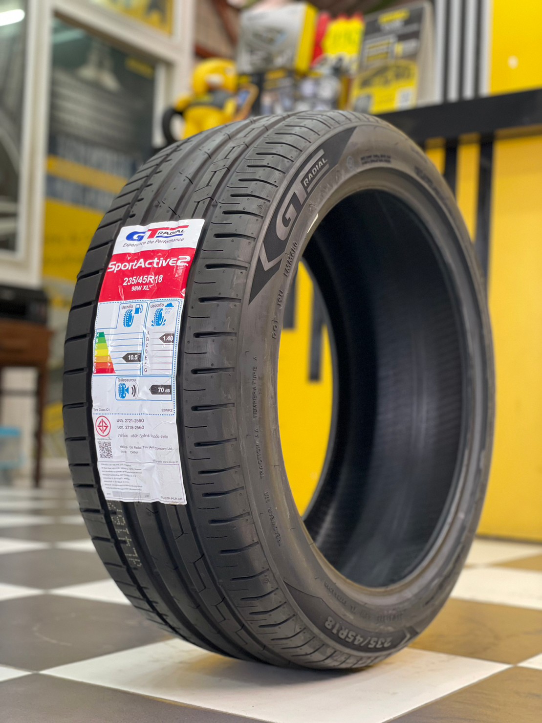 ยาง GT RADIAL SportActive2 235/45R18 ยางใหม่ปี2023