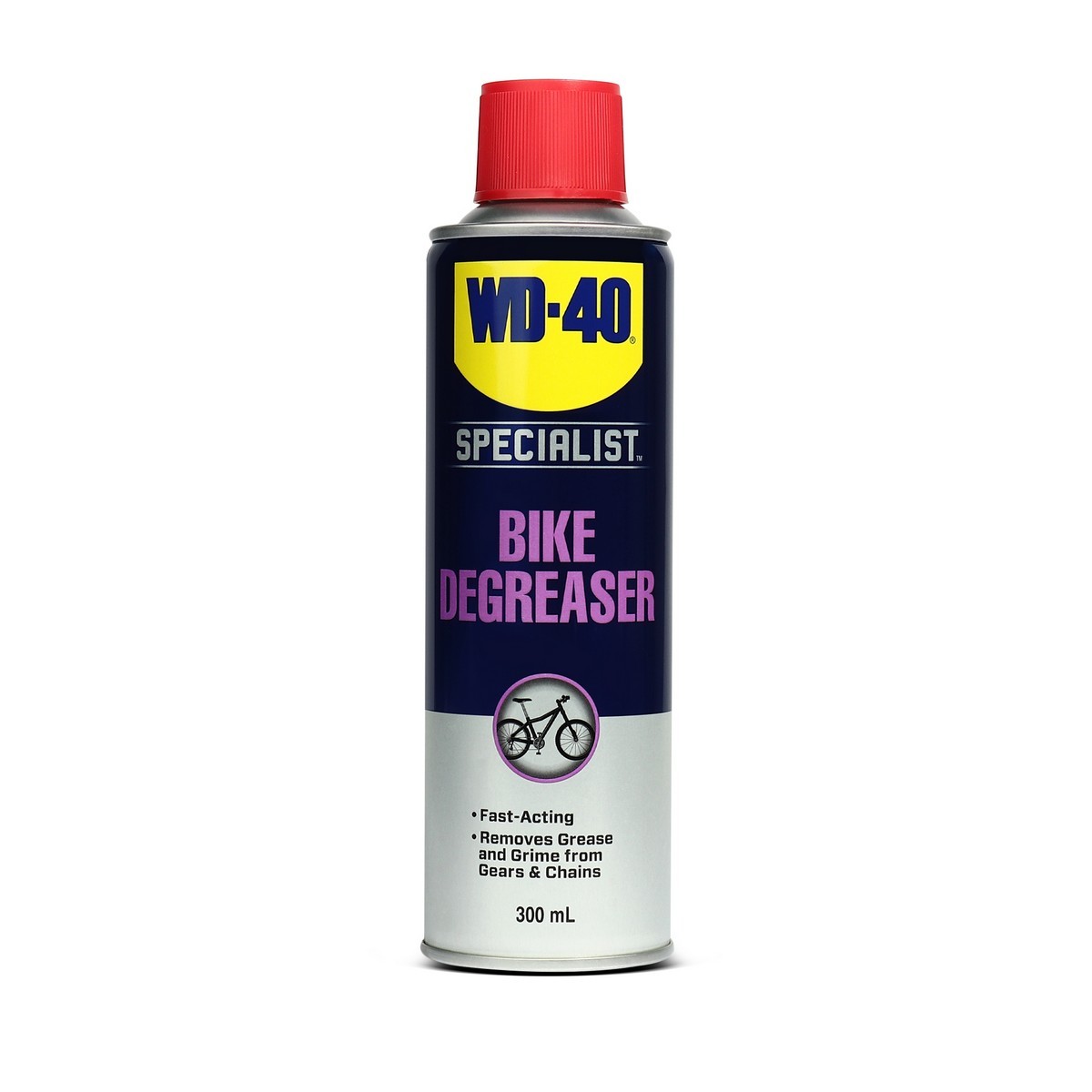 WD-40 BIKE สเปรย์โฟมล้างโซ่และคราบไขน้ำมัน (Chain Cleaner & Degreaser) ขนาด 300 มิลลิลิตร