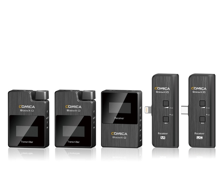 COMICA Audio BoomX-D D2 ไมค์ไวเลส ใช้งานได้ทั้งมือถือและกล้อง