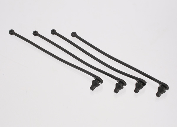 5750 Body clip retainer, black (4)