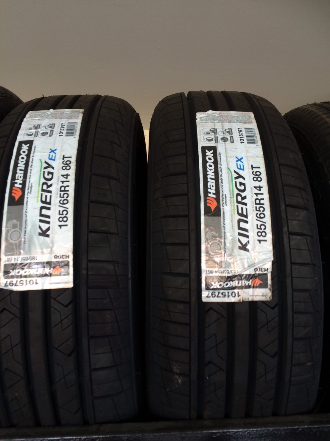 ยางใหม่ HANKOOK Kinergy-EX ขอบ14 185-65-R14 Kinergy EX ยางปี17