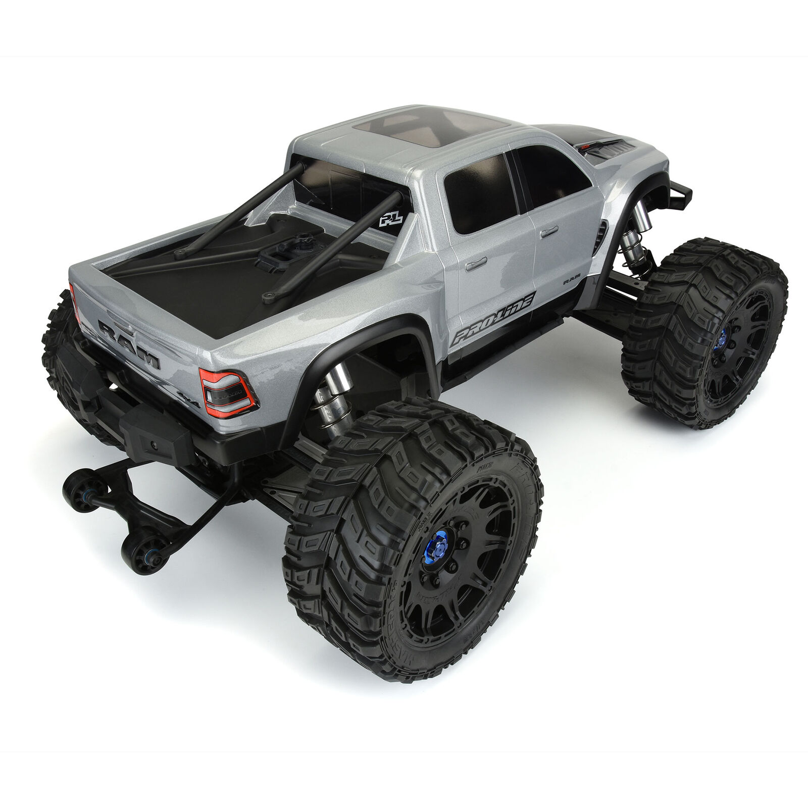PRO357417 1/5 Pre-Cut 2021 Ram 1500 Clear Body: X-MAXX