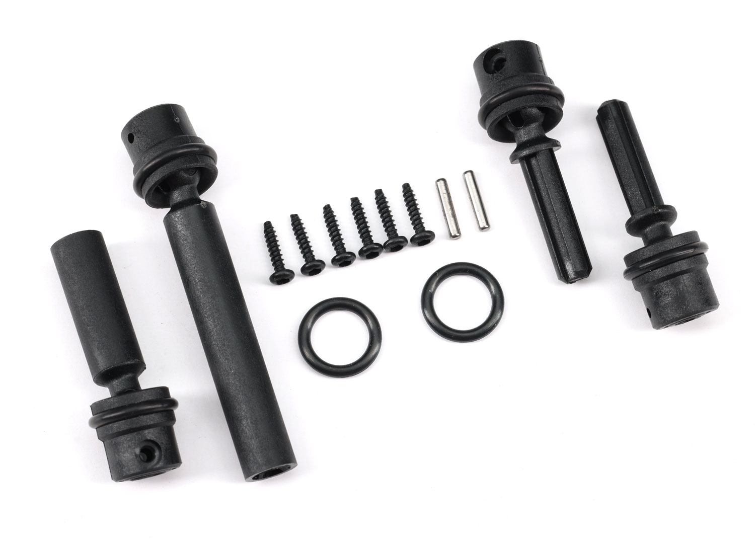 9755 Driveshafts, center, assembled (front & rear)