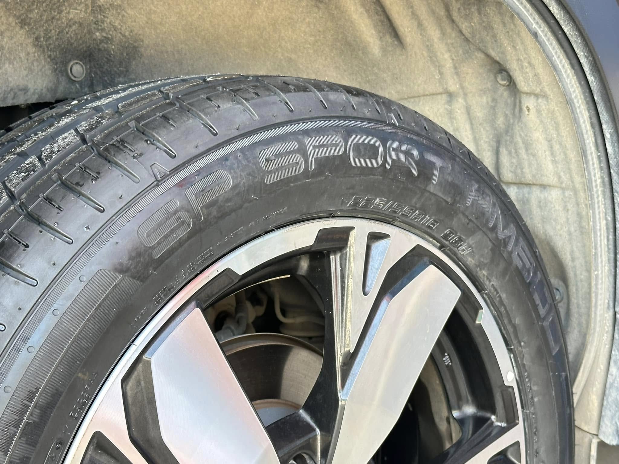 #SUBARU_FORESTER เปลี่ยนยาง ยางใหม่ DUNLOP SP SPORT FM800 225/55R18 ยางใหม่ปี2024 (โปรโมชั่นพิเศษ)
