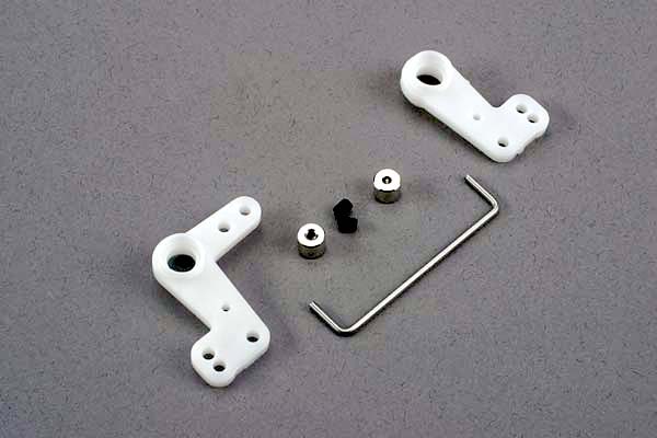 4343 Bellcranks (l&r)/ 1.5mm wire draglink/ 1.5mm set screw collars (2)