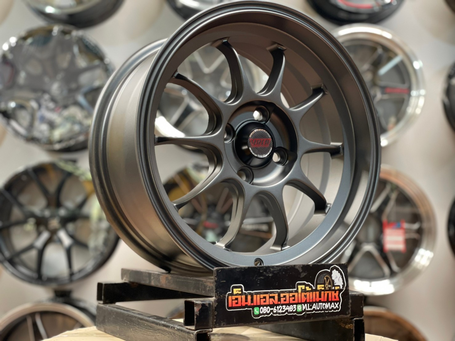 SSW S374 ล้อแม็กซ์ขอบ15 สีเทากัน โดนใจสายซิ่ง งานStamford Sport Wheel