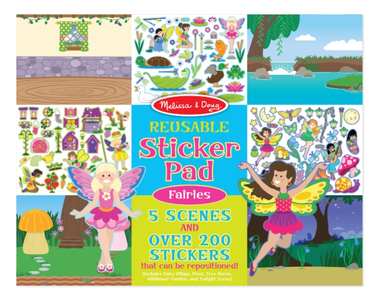JBM136-8603 Reusable Sticker Pad - Fairy