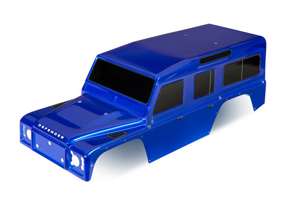 8011T Body, Land Rover® Defender®, blue (painted)/ decals