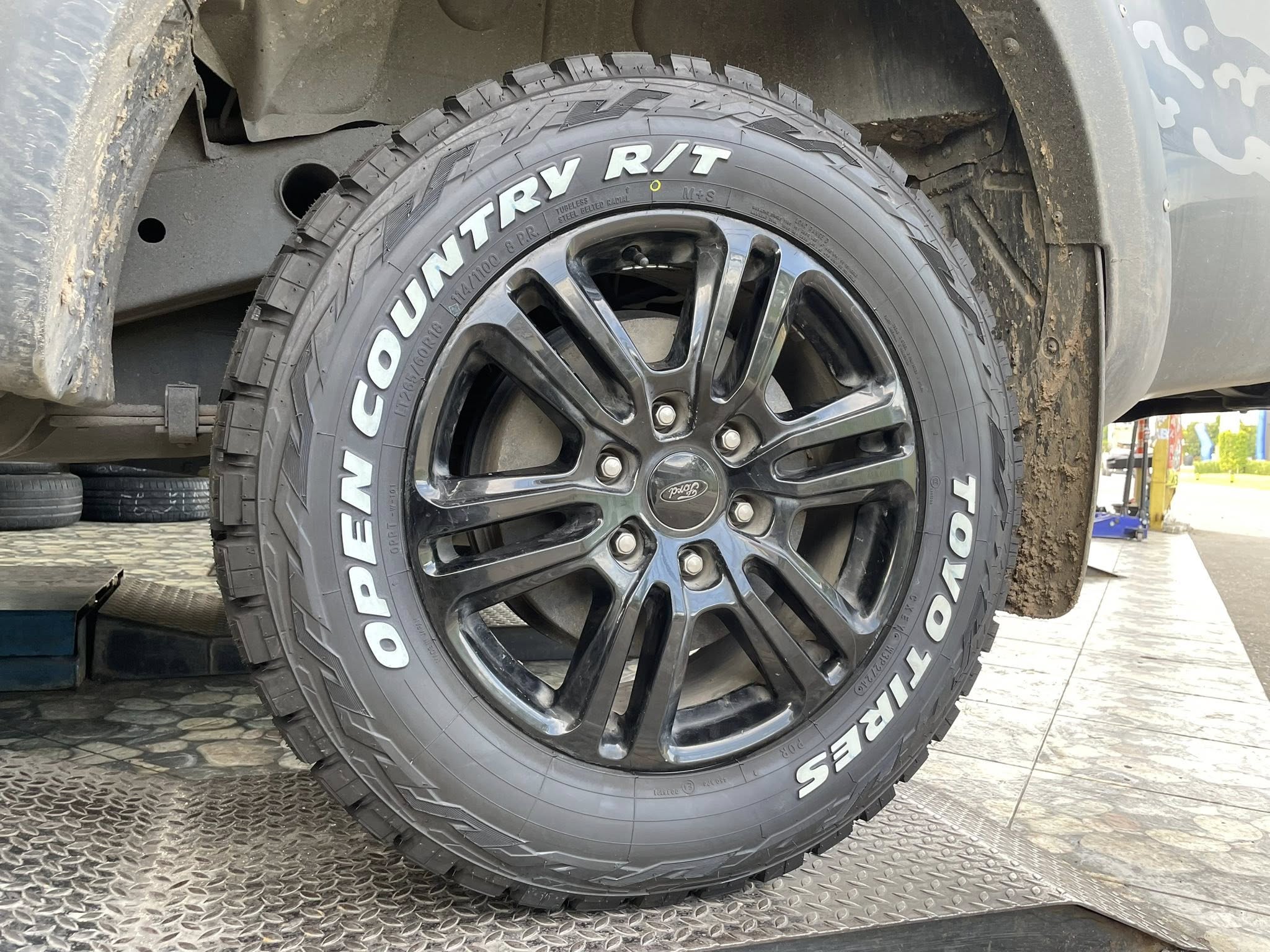 FORD_RANGER🚘 เปลี่ยนยาง 🐘#TOYO_RT_265/60R18