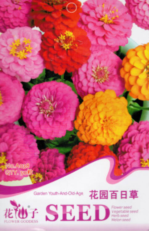 บานชื่น คละสี ซอง 50 เม็ด (A038)