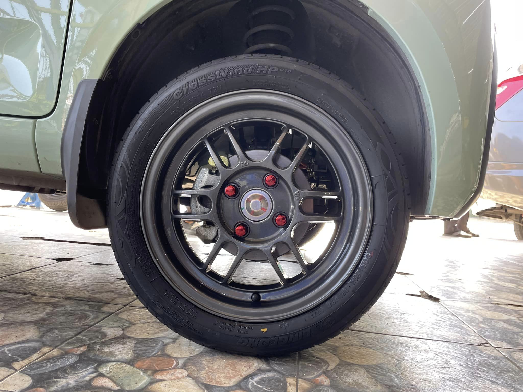 🚘🚗#wuling air ev #รถไฟฟ้า100% น่ารัก #ล้อแม็กซ์ขอบ14 🛞#RPF1 14” 4x100 🛞#ยางไทย #Linglong_CrosswindHP 165/55R14