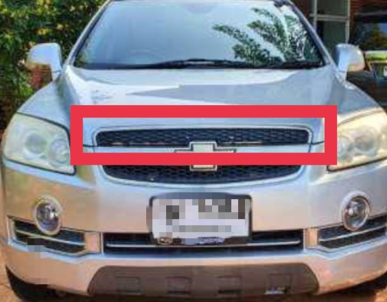 กระจังหน้า (ตัวบน) CAPTIVA ปี 2007 - 2011 (แท้ GM)