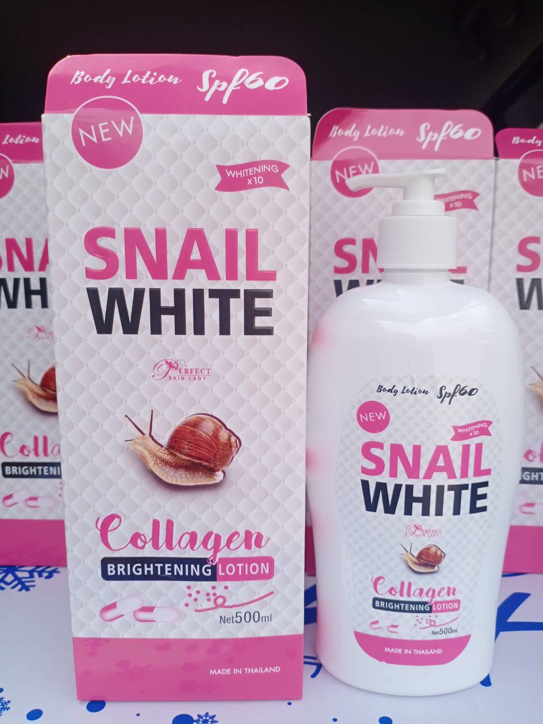Snail white collagen brightening lotion
