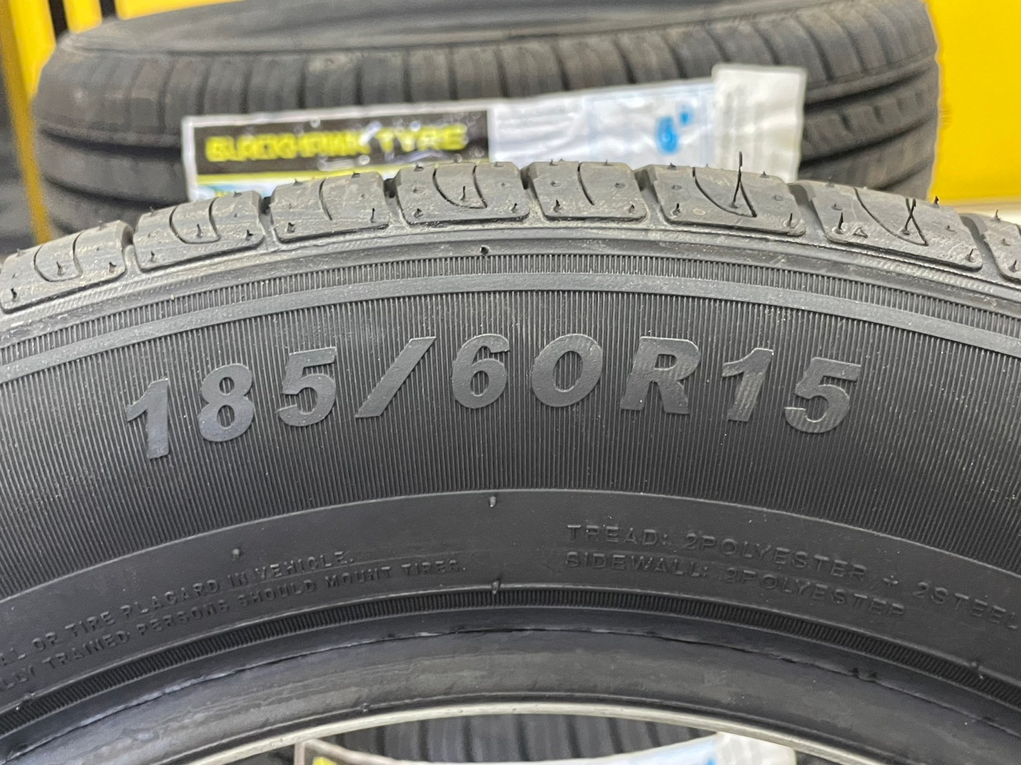ยางใหม่ #BLACKHAWK HH11 185/60R15 ยางใหม่ปี2023