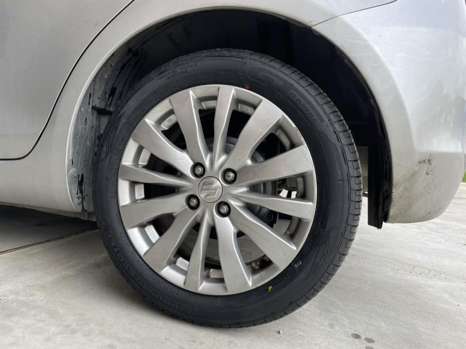 🚘 #SUZUKI_SWIFT เปลี่ยนยาง 🛞 #GT RADIAL ECOTEC 185/55R16 ❤️ #บริการตั้งศูนย์🛞