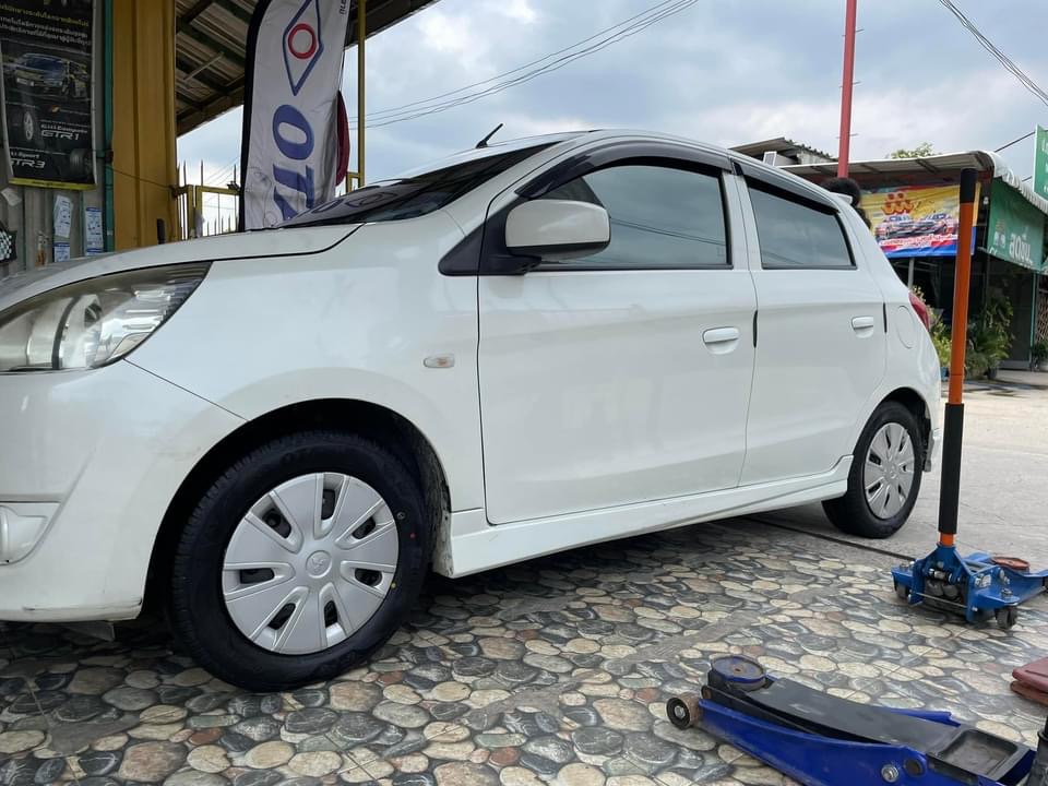 #MITSUBISHI_MIRAGE เปลี่ยนยาง #OTANI #EK1000 175/65R14