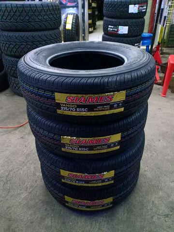 ยางใหม่Siames 215/70/R15