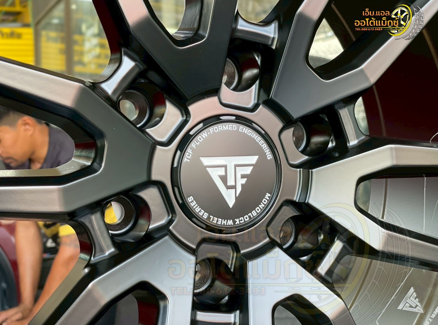 #ล้อแม็กซ์ขอบ18 #OASIS_WHEEL #TCFS06 #TCFlow Forming ขนาด18 ET0 6x139.7 MATT BLACK
