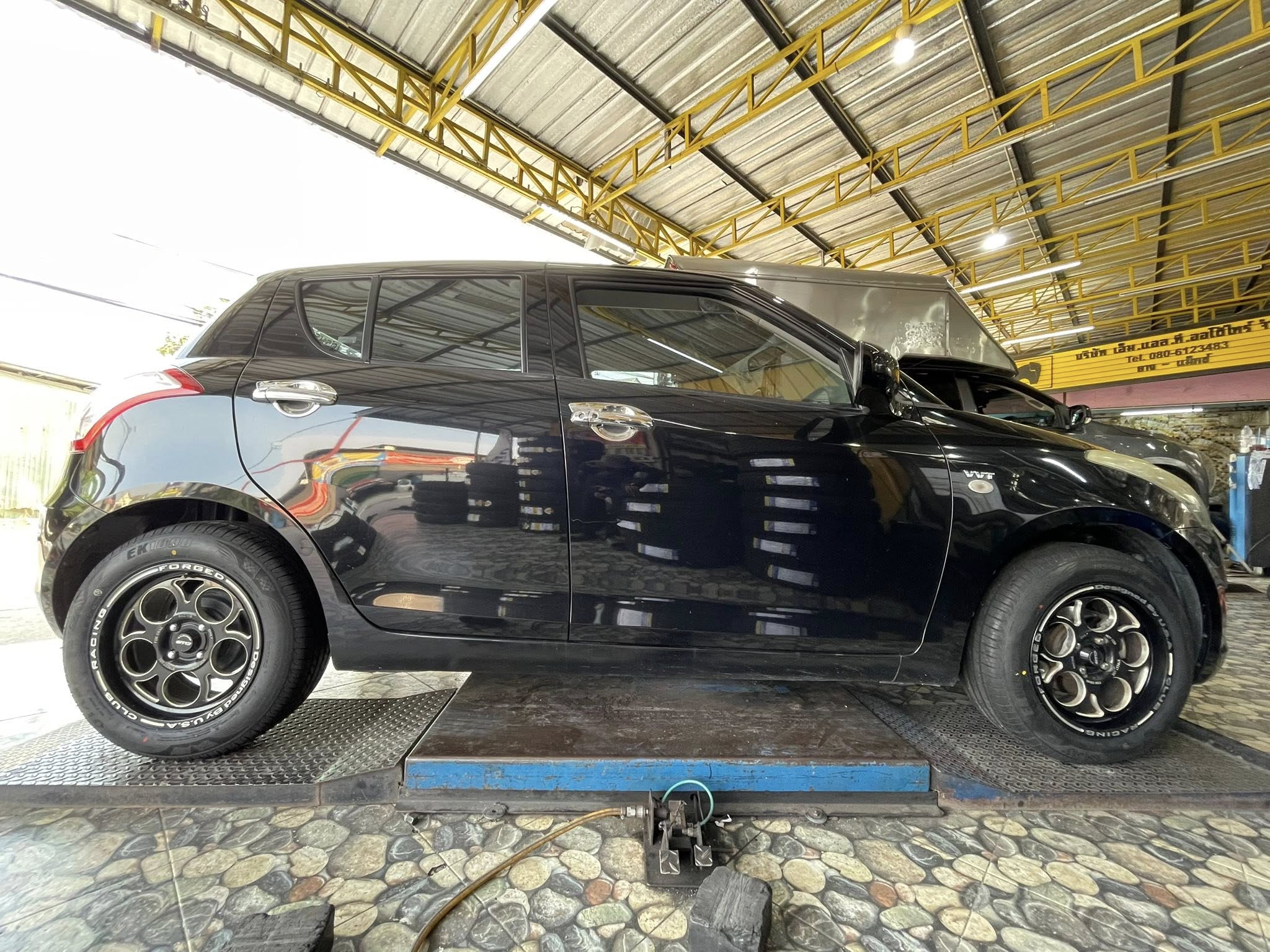 SUZUKI_SWIFT 🚘เปลี่ยนยาง 🛞🐘#OTANI_EK1000_195/60R15