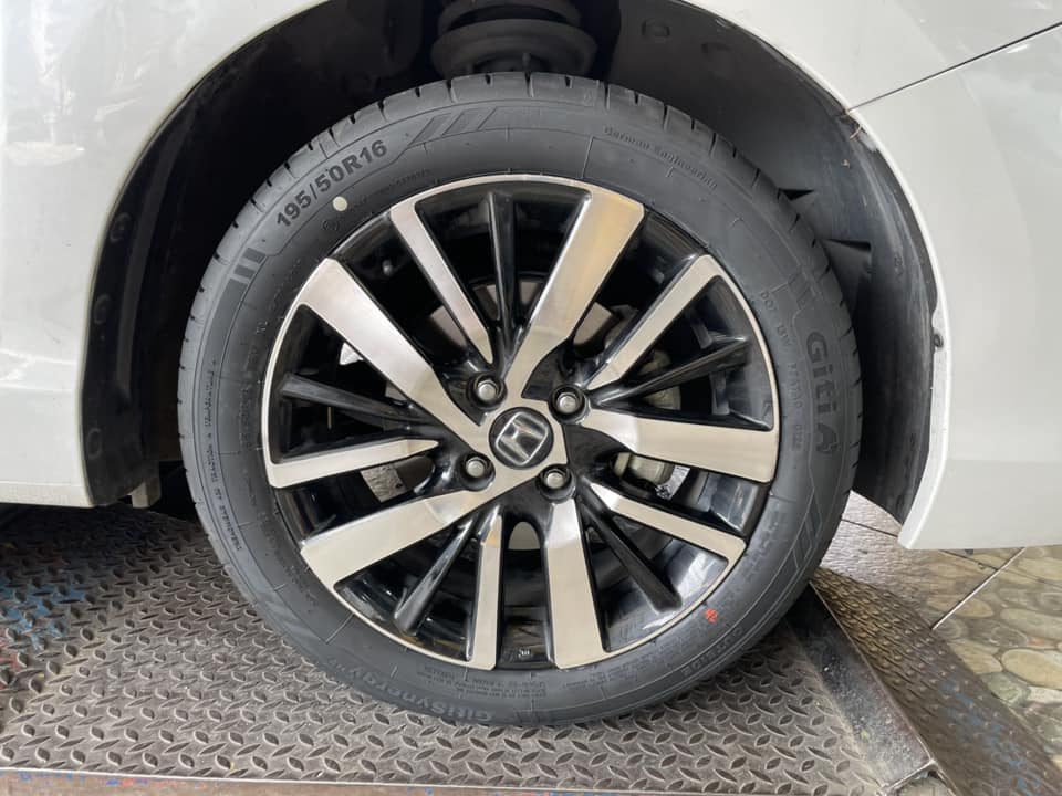 #HONDA_CITY🛞เปลี่ยนยาง #GITI_SYNERGY H2 195/50R16