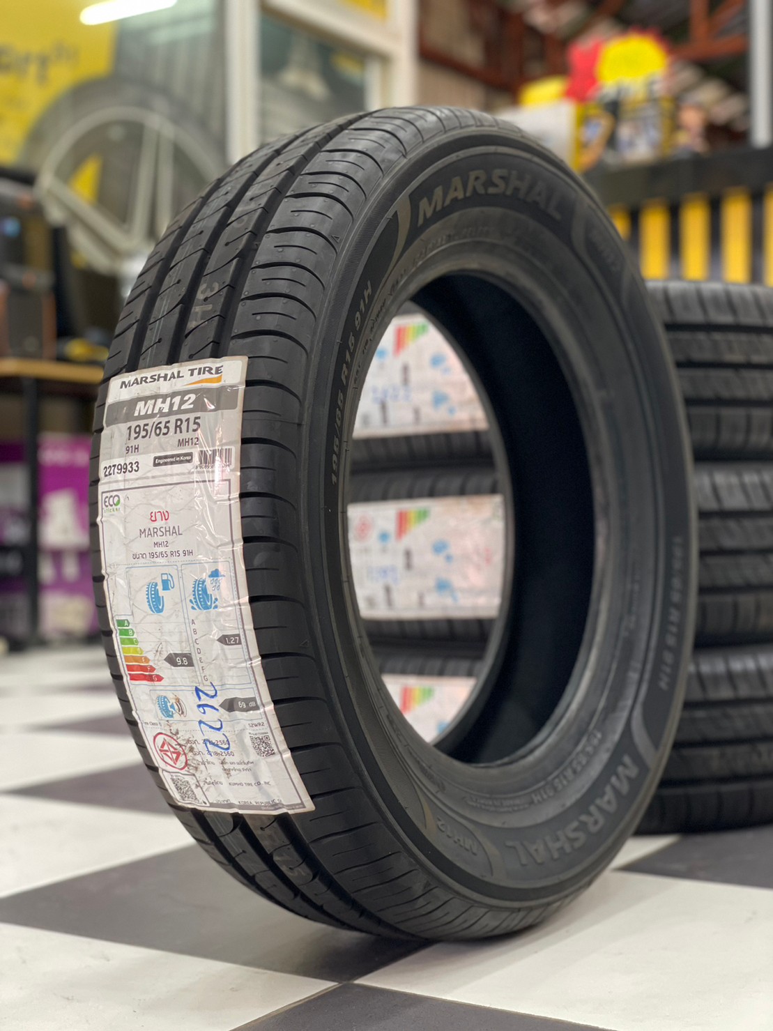 MARSHAL MH12 195/65R15 ยางใหม่ปี2022