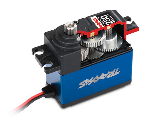 2250 Servo, digital high-torque 330 coreless, metal gear (ball bearing), waterproof