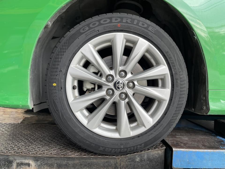 TOYOTA_ALTIS 🚘เปลี่ยนยาง 🛞🐘#GOoDRIDE_G-127_205/55R16